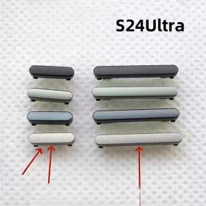 삼성 호환 S24 S24Ultra S24FE S9280용 사이드 버튼 - 교체완벽하게 맞는 볼륨 진동 키 스위치 전원 잠금
