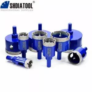 SHDIATOOL Dia2068MM 파일럿 비트가있는 다이아몬드 드릴링 1Pc 대리석 구멍 톱 오프너 벽돌 세라믹 타일