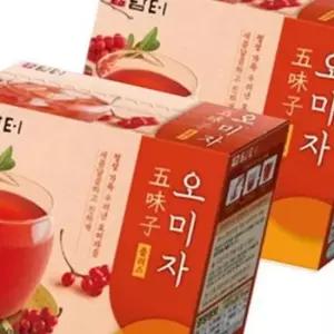따뜻한 오미자 새콤달콤 무카페인 전통차 티백차 차