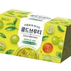 콜드브루 샤인머스캣 그린티 1.8gx20T 담터