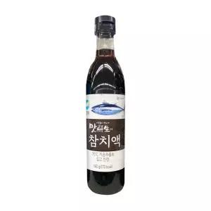 비제이마켓 청정원 맛선생 참치액 만능 국물 육수 조미료 560G 대용량말통소스 식자재양념 분식집소스