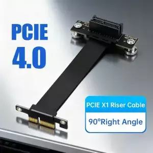 PCIe 4.0 라이저 케이블 10cm x1 to 확장 카드 수직 G 마운트 미니 ITX PC 빌드용 3.0/2.0 호환