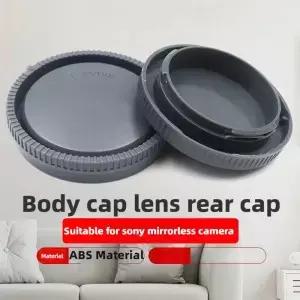 소니 E 마운트 NEX 6 7 A7 A7r A7s A3000 A5000 A6000 a6300 a6500용 바디 전면 커버+카메라 후면 캡 키트