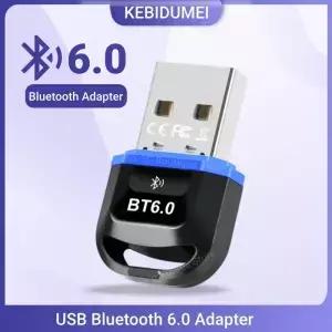 USB 블루투스 6.0 어댑터 5.4 동글 PC 윈도우 11/10/8.1용 수신기 송신기 키보드/마우스용