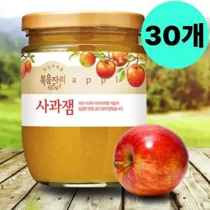 복음자리 사과잼 대용량 업소용 370g X 30개 토스트