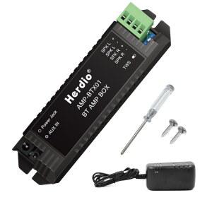 실내 천장 해양 홈 시어터 차고에 적합한 AUX TWS가 장착된 패시브 스피커용 HERDIO BLUETOOTH 오디오 앰프 2.0 채널 수신기 시스템