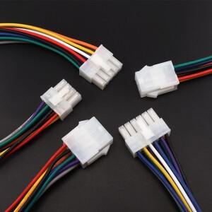 30cm 5556 5559  2x2  3  4  5  6  8  10/12 핀 커넥터  와이어 케이블  4.2mm 피치  18AWG  2X3  2 개 2x6
