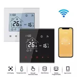 스마트 투야 와이파이 전기 바닥 물 보일러 온도 조절기 M4 3A 16A 1PC