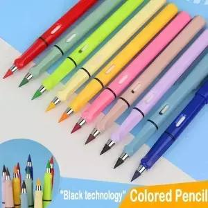 1/3pcs 새로운 기술 무제한 쓰기 연필 잉크 없음 참신 영원한 펜 아트 스케치 그림 도구 선물 학교