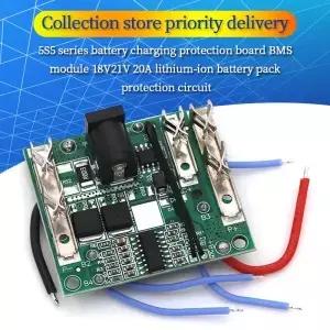이온 배터리 팩 보호 회로 기판 BMS 모듈 전동 공구 5S 18V 21V 20A
