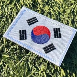 대한민국 태극기 자수 패치 와펜 의류 가방 리폼