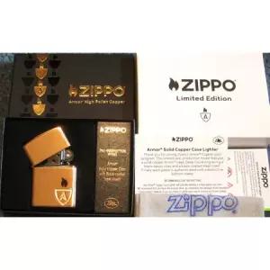 ZIPPO COPPER ARMOR LE 라이터 에폭시 인레이 46171 민트 스페셜 블랙 SS 인서트
