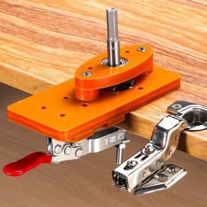 35mm 힌지 드릴링 지그  오래 지속되는 도어 목재 커터  보링홀 가이드  목공 DIY 도구 (목수용)