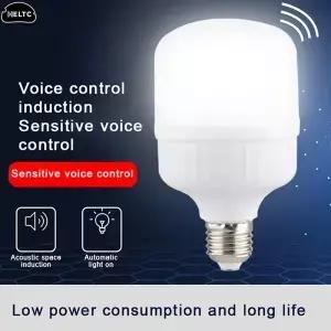 자동 온오프 전구 센서 모션 LED 램프 스마트 음성 활성화 에너지 절약 조명 220V 1PC