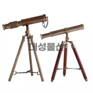황동 망원경 연구 책상 거실 카페 복고풍 장식품
