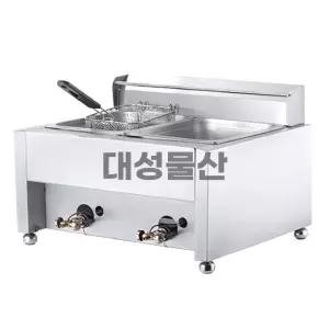 상업용 튀김기 전기 자동 분리 기름 가열기 치킨 돈까스 장사 감자튀김 가스 기계 YB045