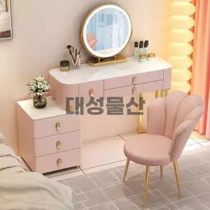 화장대 LED 조명 거울 의자 수납 고급 여대생 작은 원룸 콘솔 서랍 스툴 자취 YA888
