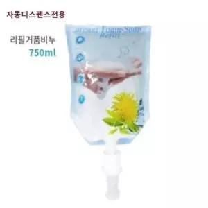자동디스펜서 리필 거품비누 750ml 손세정제