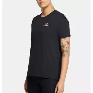 언더아머 1379141 002 블랙 여성 러쉬 루즈핏 기능성 반팔 반팔티 운동복 트레이닝복 1064291