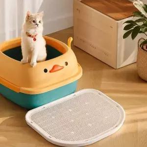 고양이 모래매트 반려묘 화장실 발판 샌드 포집 깔판 분리세척