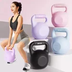 자가 주입식 물 채움 케틀벨 1-6kg 조절 가능 무게 스쿼트 데드트 피트니스 홈짐에 적합