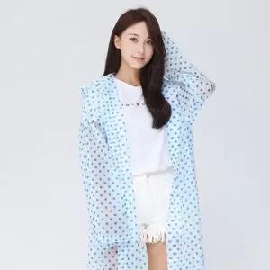 우비 비옷 우비 여름철 레인코트 장마철 땡땡이 우의 남여공용