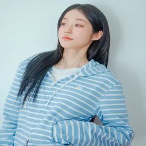 리 우먼 유니온 로고 후드집업 라이트블루 LE2601HZ60LB 5979491