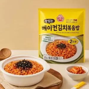 오뚜기 맛있는 베이컨김치볶음밥 450g 2개