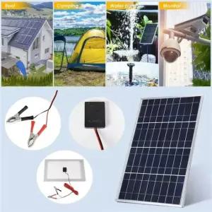 300W 12V 휴대용 태양광 패널 키트 USB 태양 다결정 야외 가정용 발전기 충전식 1pc panel 300W