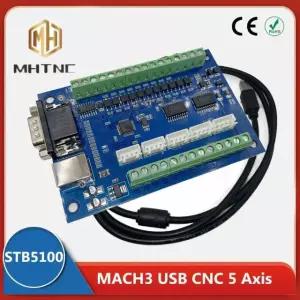 MACH3 CNC 컨트롤러 STB5100 브레이크아웃 보드 24 100KHZ USB 12