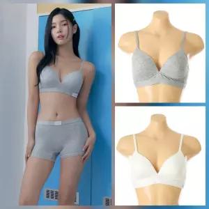 솔브 베이직 노와이어 신학기 딸아이 면 브라 자극없는 텐셀 원단[SBRD611C]
