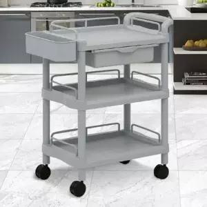 CART-601B 웨건 주방트롤리 이동식카트 3단 웨곤 무빙 트롤리