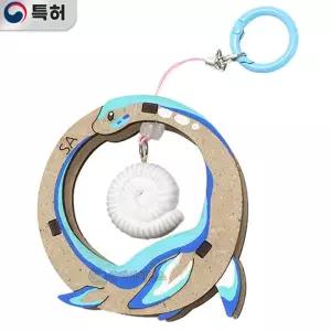 SA 암모나이트를 품은 고대 바다 생물 키링 4인링만들기 링소품 조립트 링조립 공룡링 학습