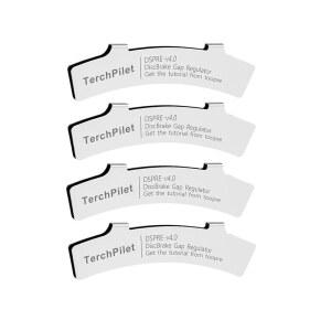 TERCHPILET 4PCS 자전거 디스크 브레이크 패드 및 로터 정렬 도구 -304 스테인리스 스틸-자전거 디스크 브레이크 갭 레귤레이터 모든 MTB 도로 BMX 자전거용 스페이서 조정