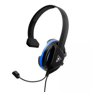 터틀 비치 리콘 채팅 플레이스테이션 헤드셋 PS5 Xbox 시리즈 X S One 모바일 및 PC 3.5mm 안경 친화적