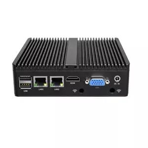 미니 PC 인텔 N2840 데스크탑 컴퓨터 Pfsense DDR3L Msata SSD 2Lan 2COM VGA HD 디스플레이