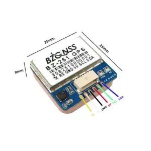 BZGNSS BZ2 듀얼 프로토콜 GPS 포지셔닝 모듈 한 FPV 무제어 구조 고정익 교차 드론