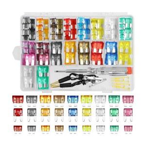 MANDARK 306PCS 자동차 퓨즈 구색 키트 혼합 차량 블레이드 - 표준 및 미니 로우 프로파일 퓨즈(2A 5A 7.5A 10A 15A 20A 25A 30A 35A) RV 트럭 자동차용 교체 액세서리