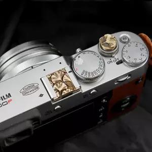 수제 레트로 메탈 셔터 버튼 핫슈 커버 장식품 후지 XT4 XT5 XT50 XE4 X100VI 라이카 Q3 M11 파나소닉 호환
