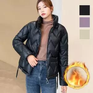 셀럽하우스 여성 숏패딩 퀼팅 패딩점퍼 아우터 경량 잠바 겨울 외투