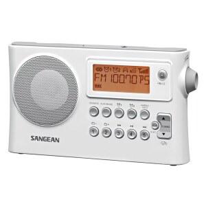 SANGEAN PR-D14 AM /FM-RDS 휴대용 라디오(USB MP3 / WMA 재생 포함)