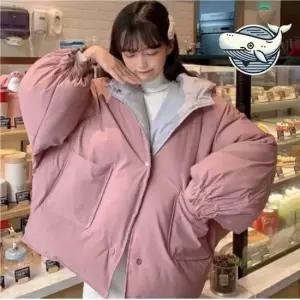 캐주얼 양면 후드 루즈핏 숏패딩 점퍼 여성자켓 여자코트 여성재킷 여자점퍼 여성코트