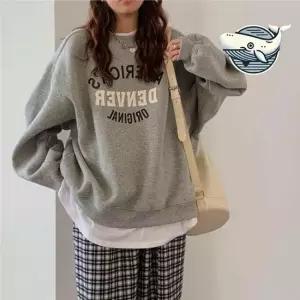 데일리 기모 오버핏 후드티셔츠 여성 루즈핏 후드티 오버핏 맨투맨 후드집업 라운드티