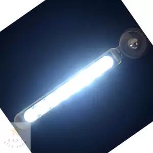 LED 풍력 라이트 2P세트 백색 접착식 바람개비 바이크 조명