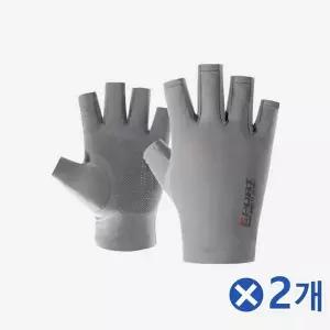 TBZ 아이스원단 여성 스포츠 반장갑 그레이x2개 운동장갑