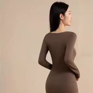 슬림 보정 히트 상하 세트 DS5126 바지 언더 에어메리 체온유지내의