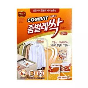 컴배트 좀벌레싹 콤보형 서랍장용8개입+옷장용4개입 의류해충 좀약 좀벨레퇴치제 좀벌레퇴치