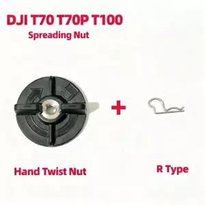 dji 호환 Agras T70 T70P T100 농업용 드론 스프레더 시스템 교체 부품 용 R-클립 코터 핀 엄지 너트