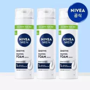니베아 맨 센서티브 쉐이빙 폼 200ml 3개