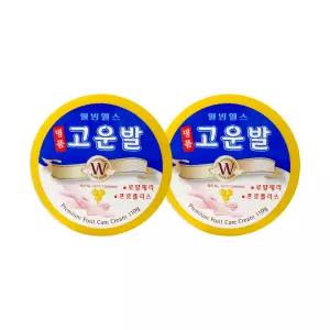 웰빙헬스 명품 고운발 110g x 2개 풋크림 뒷꿈치 각질제거